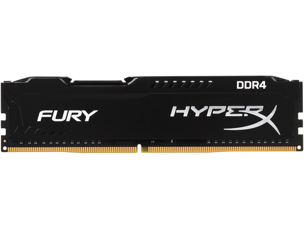 Intel HyperX Fury 4GB 1x4GB DDR4 2400MHz Non ECC Memory RAM DIMM 