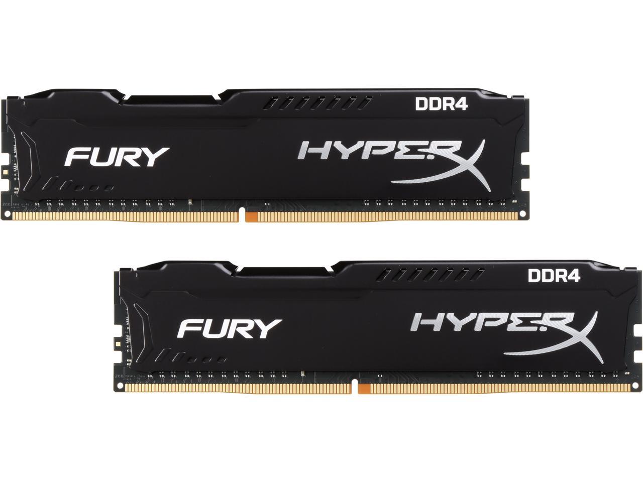 In hoeveelheid Beven mate HyperX Fury 16GB (2 x 8GB) DDR4 2666MHz DRAM Memory - Newegg.com