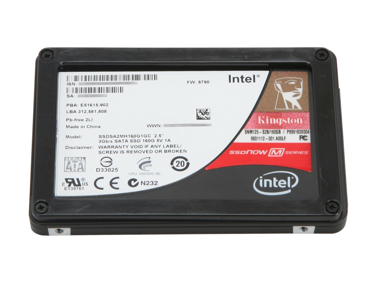 Kingston SSDNow M Series SNM125S2B/160GB 2.5" 160GB SATA II MLC