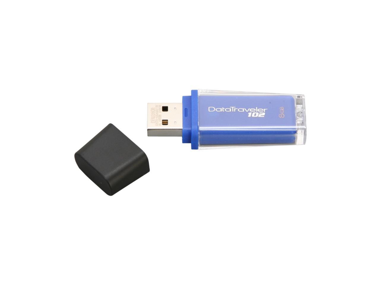 Kingston DataTraveler 102 8GB USB 2.0 Flash Drive (Blue) - Newegg.ca