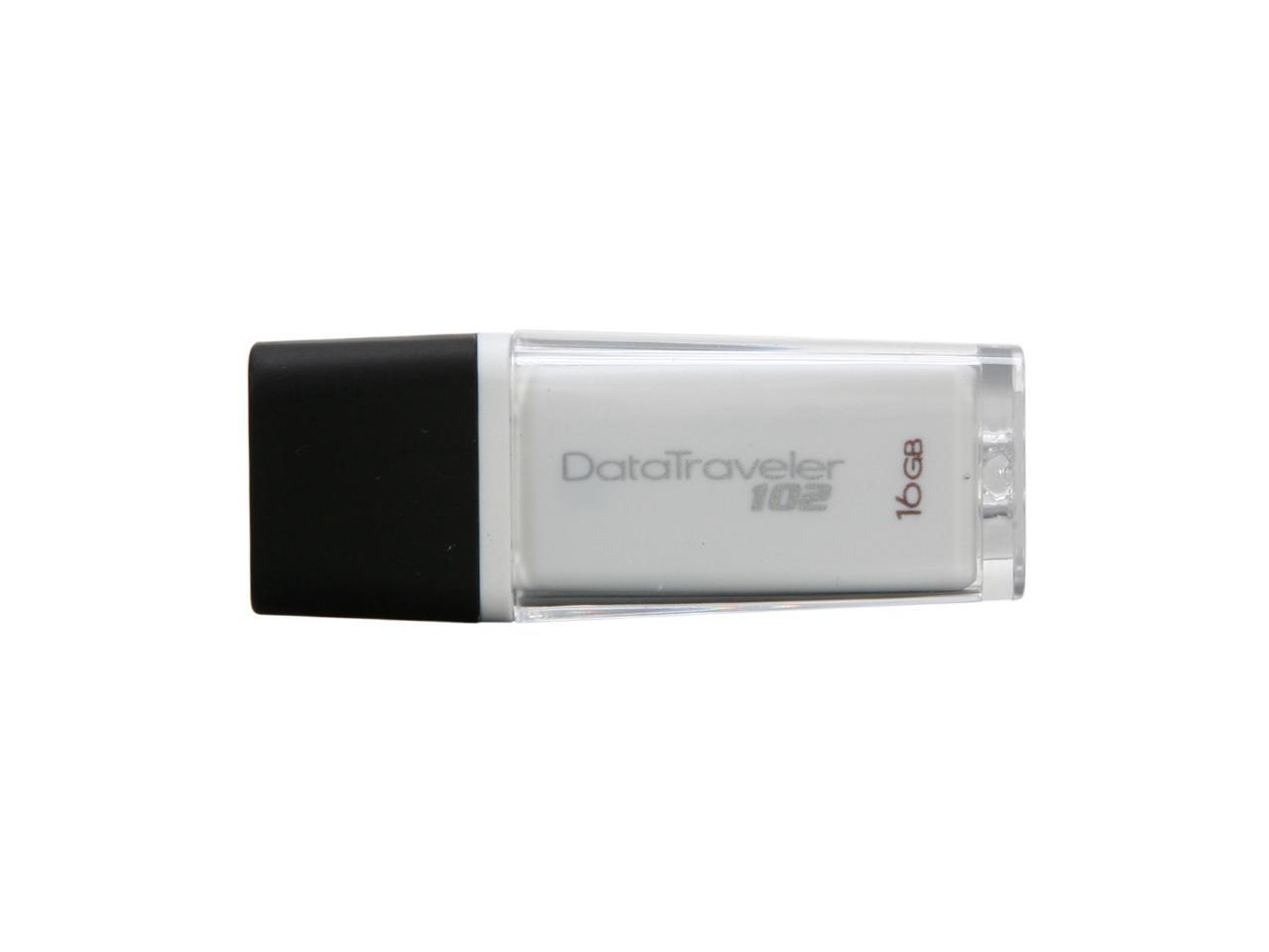 Kingston DataTraveler 102 16GB USB 2.0 Flash Drive (White)