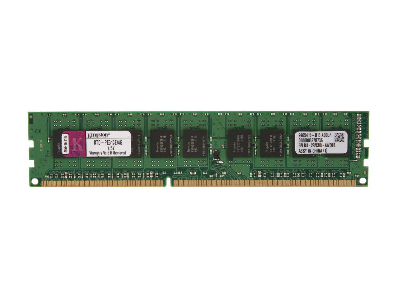 Kingston Technology System Specific Memory KAC-AL313E/1G 1GB DDR3 1333MHz ECC Memory Module Memory Modules 1GB, 1X1GB, DDR3, 1333MHz, 240-pin DIMM