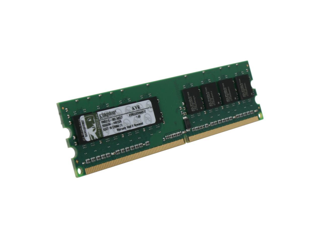 Kingston KVR533D2E4/512 512MB ECC CL4 DIMM 240-Pin DDR II ValueRAM Memory 