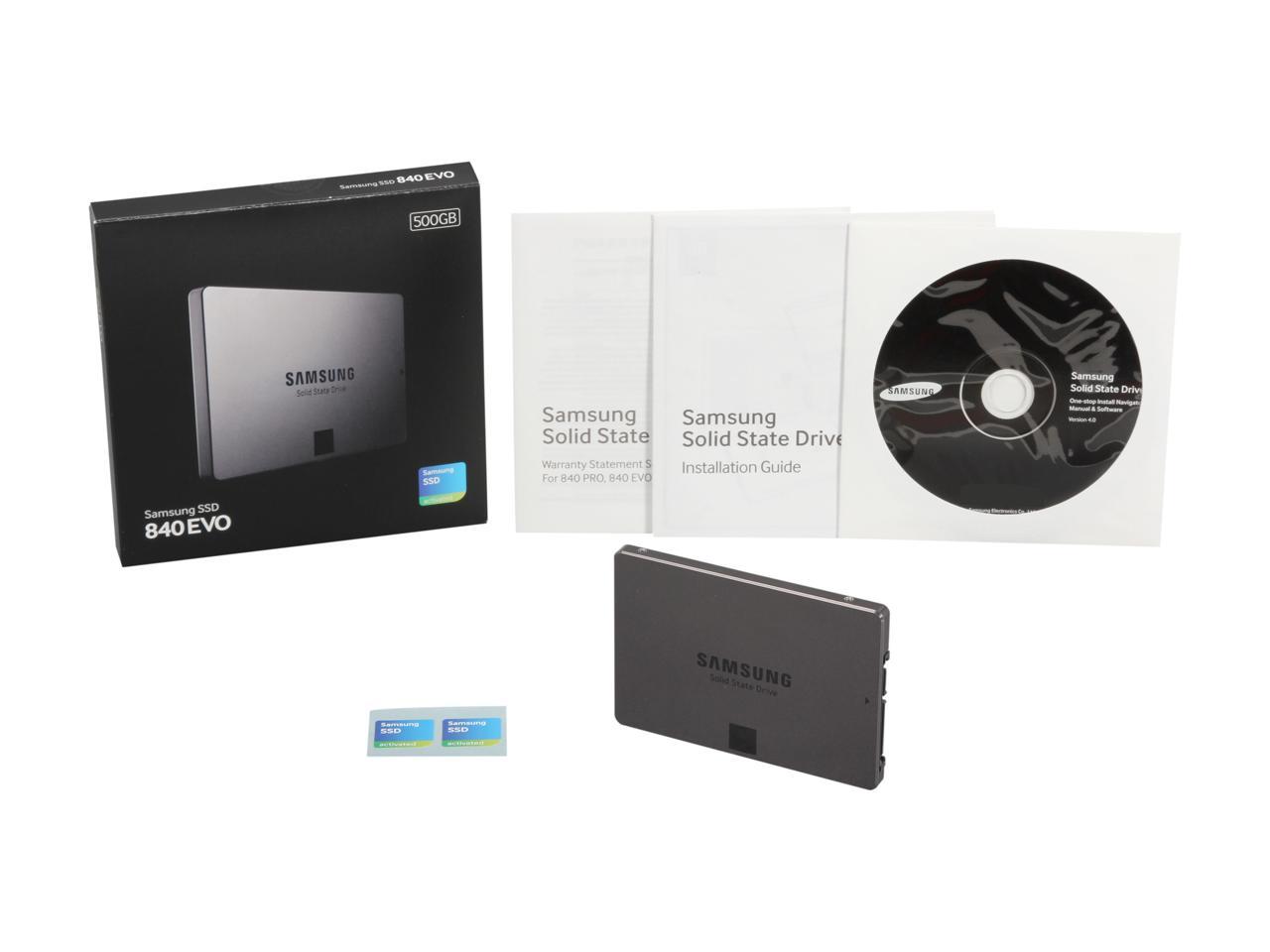 SAMSUNG EVO 2.5" 500GB SATA TLC Internal Solid State Drive (SSD) MZ-7TE500BW -