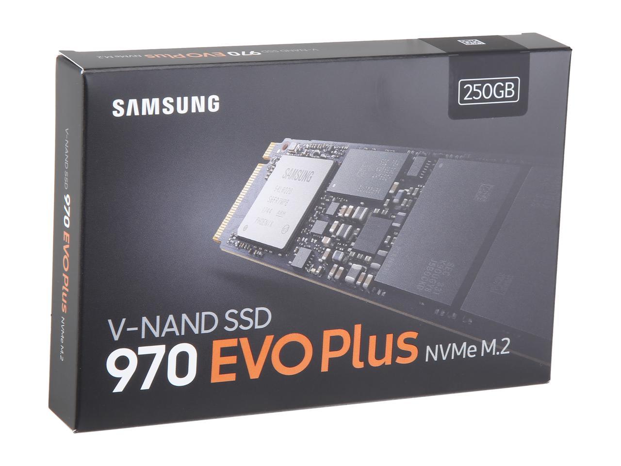 NVMe 970 EVO Plus 250GB Internal PCI Express 3.0 x4 Samsung Solid State D... 
