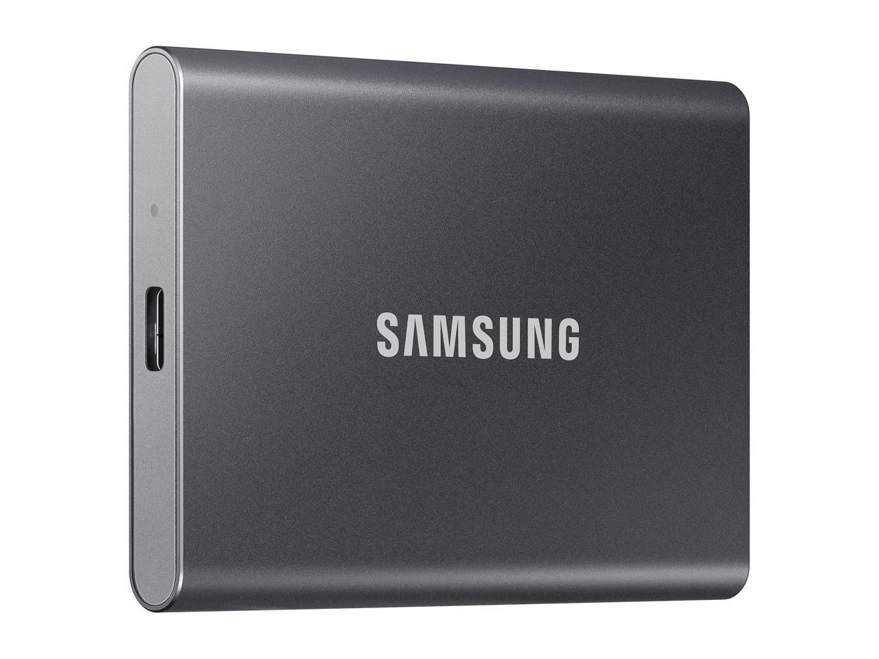 SAMSUNG T7 Portable SSD 500G Up to 1050 MB/s USB 3.2 Gen 2 External Solid State Drive, Gray