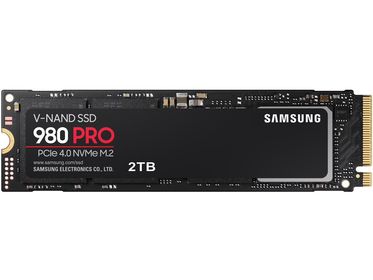 SAMSUNG 980 PRO M.2 2280 2TB PCIe Gen 4.0 x4, NVMe 1.3c Samsung V
