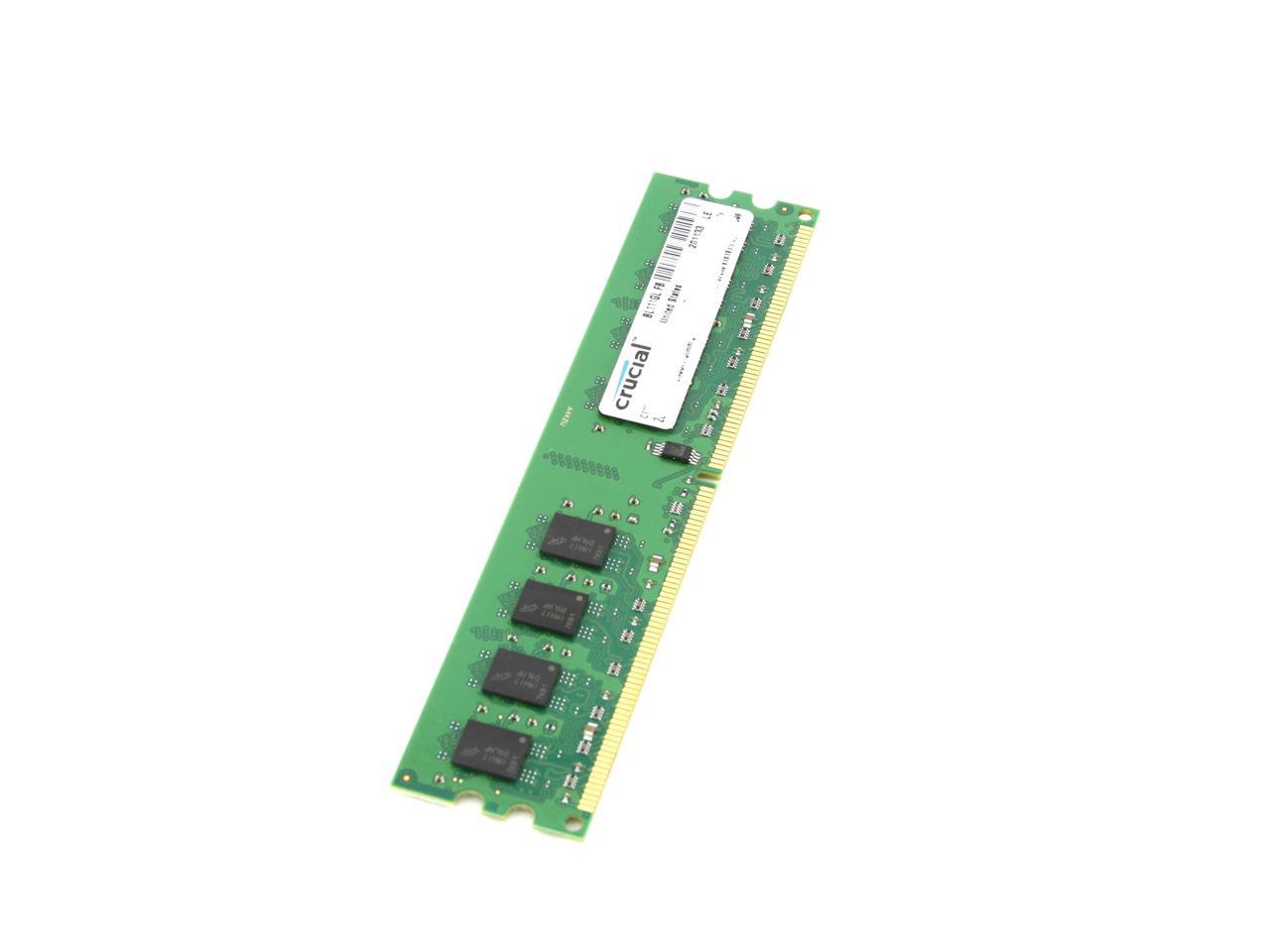 Crucial 4GB (2 X 2GB) DDR2 667 (PC2 5300) Dual Channel Kit Desktop ...