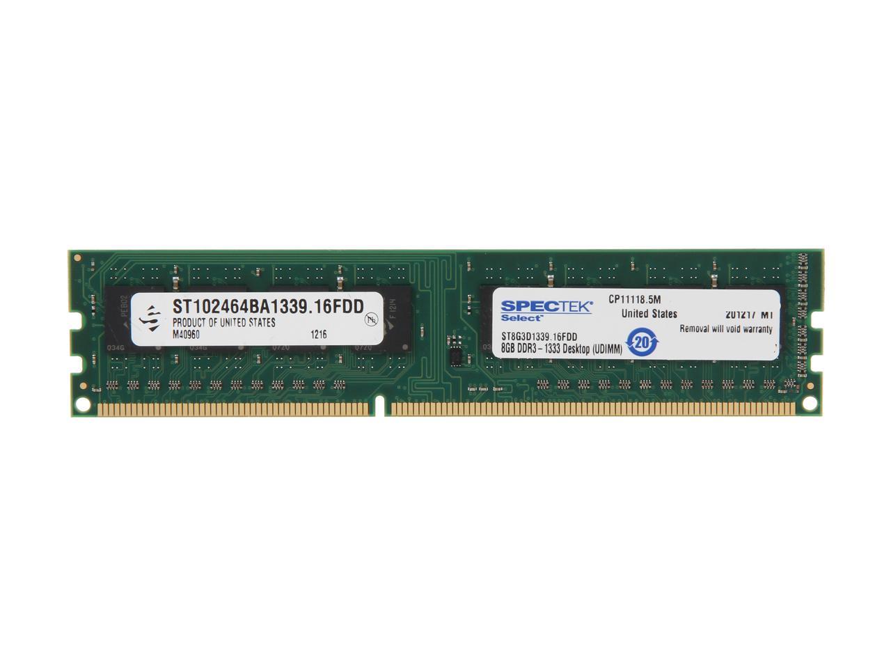 SPECTEK by Micron Technology 8GB DDR3 1333 (PC3 10600) Desktop 