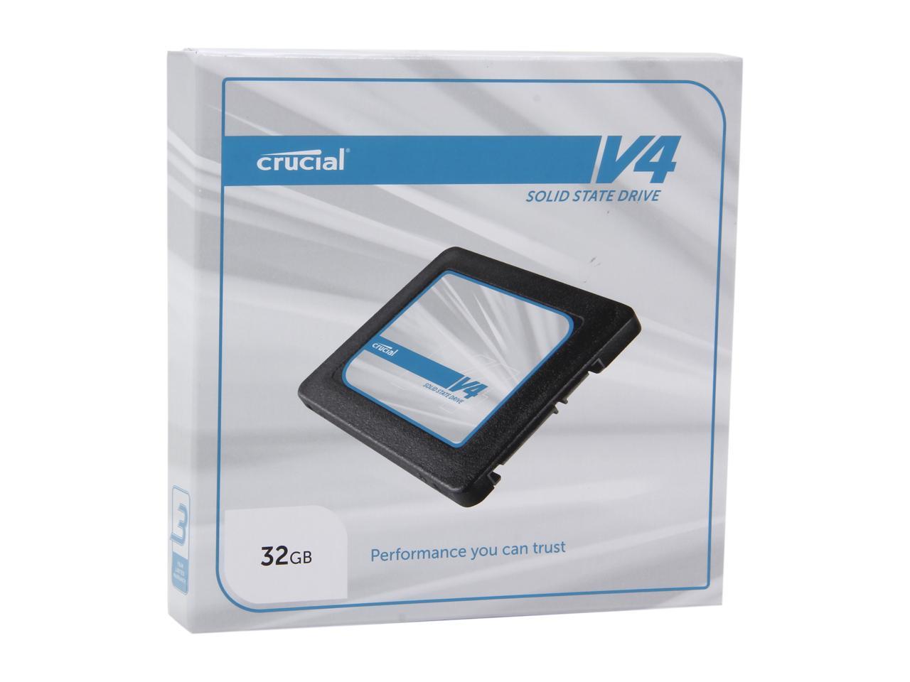 Crucial V4 2 5 32gb Sata Ii Mlc Internal Solid State Drive Ssd Ssd Only Ct032v4ssd2 Newegg Com