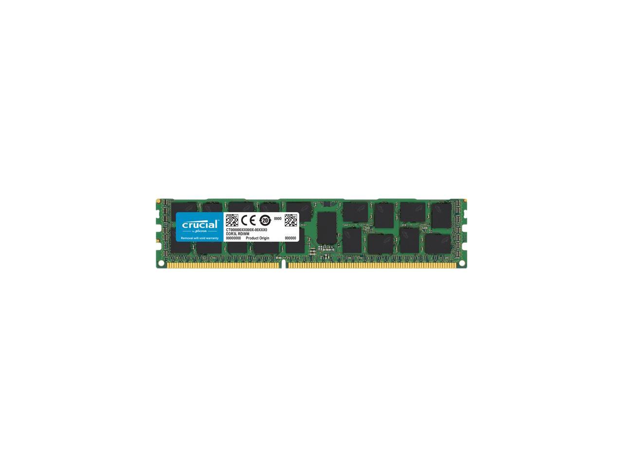 Crucial 16GB 240-Pin DDR3 RDIMM - DDR3L 1600 (PC3L 12800) Server Memory ...