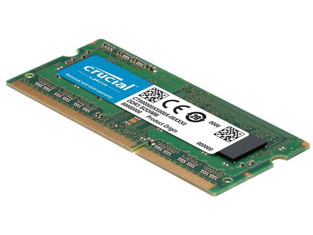 Crucial 8GB 204-Pin DDR3 DDR3L 1600 Laptop Memory - Newegg.com