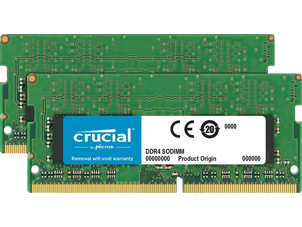Crucial 16GB Kit (2 x 8GB) DDR4-2400 SODIMM Memory for Mac