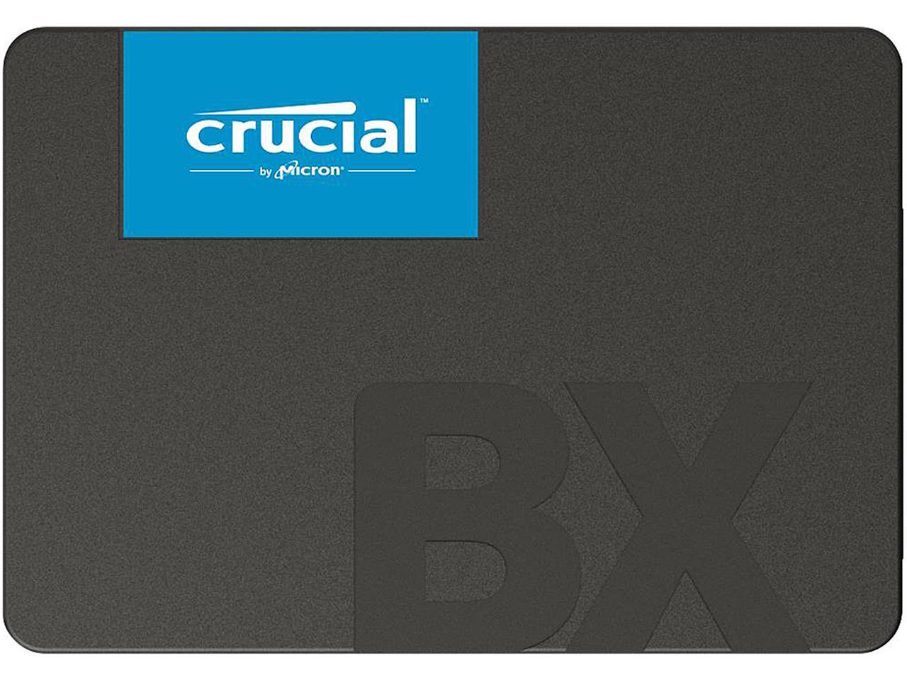HARD DISK SSD INTERNO PC CRUCIAL BX500 120GB/240GB/480GB SOLID STATE 6.0Gb/s 