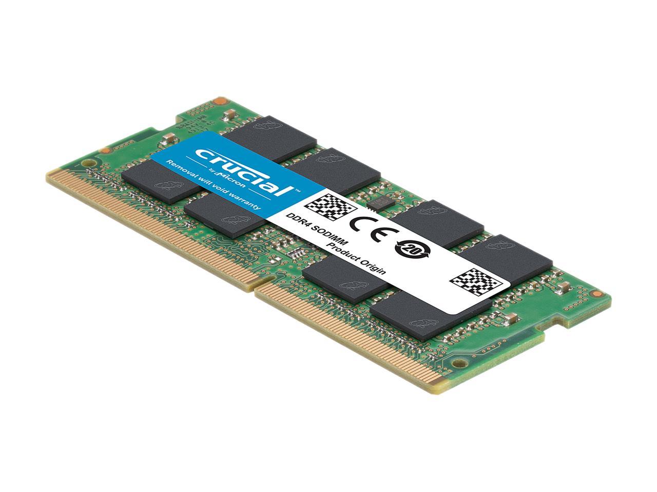Crucial 32GB (2 x 16GB) 260-Pin DDR4 SO-DIMM DDR4 3200 (PC4 25600) Laptop  Memory Model CT2K16G4SFD832A