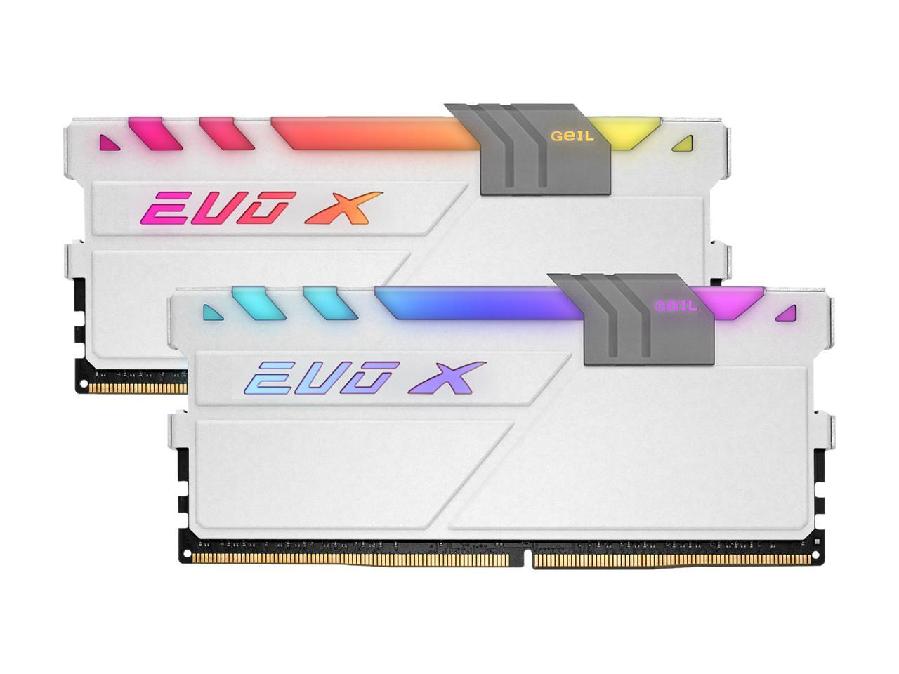 Оперативная память geil evo x ii 16gb ddr4 pc4 25600 gexsb416gb3200c16asc обзор