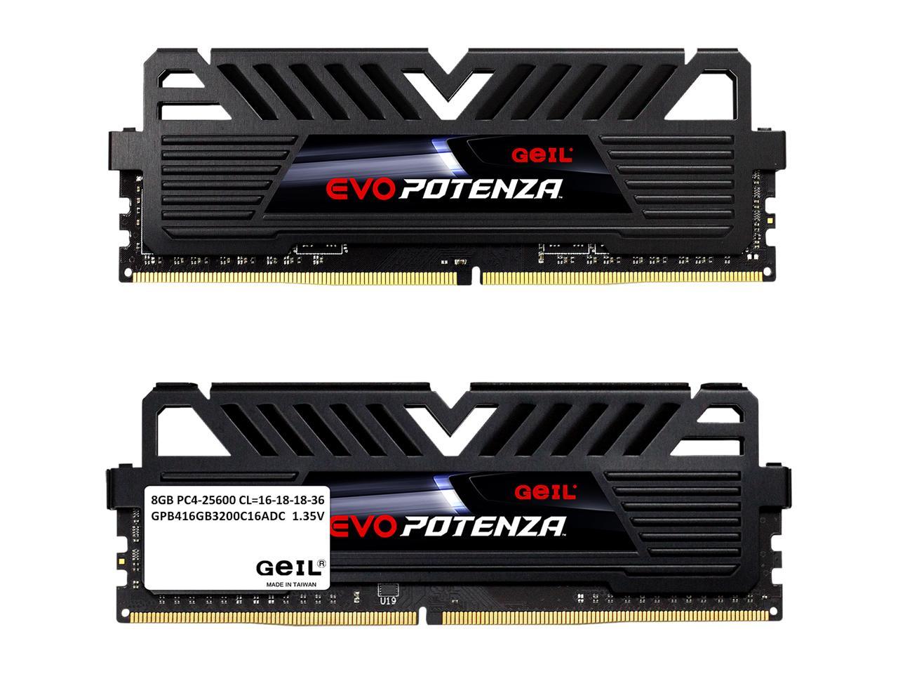 Оперативная память geil evo x ii 16gb ddr4 pc4 25600 gexsb416gb3200c16asc обзор