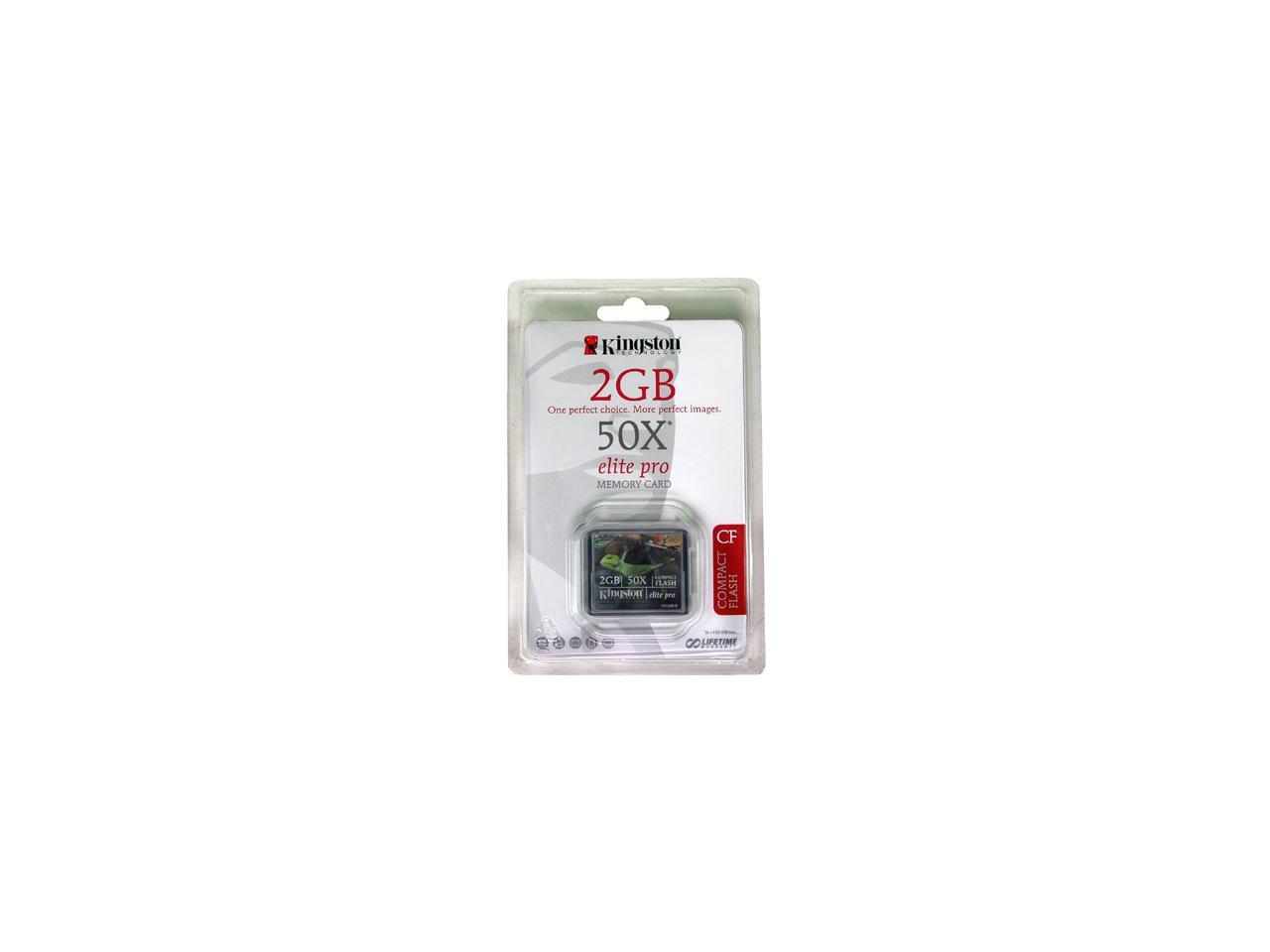 Kingston Elite Pro 2GB Compact Flash (CF) Flash Card Model CF/2GB-S -  Newegg.com