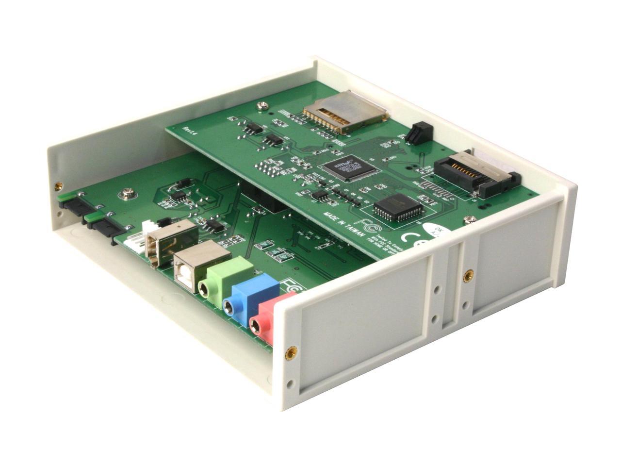 Koutech F7210 10in1 USB 2.0 Front Panel Internal Card Reader/Writer