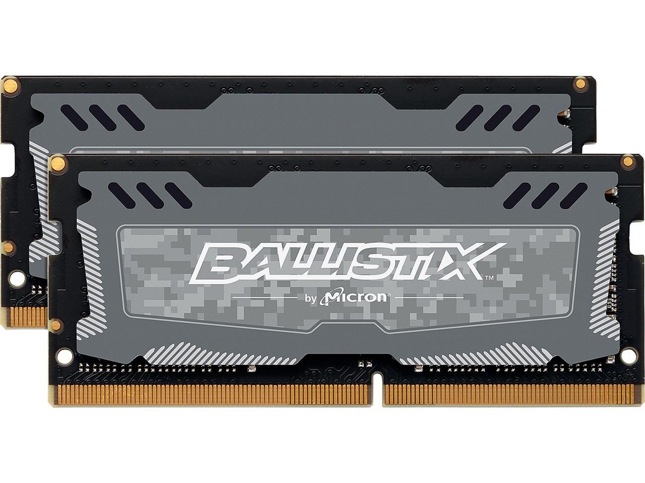 16gb Ddr4 2400 Crucial Ballistix Sport Lt Crucial Ballistix Sport LT 2400 MHz DDR4 DRAM Laptop Gaming Memory Kit