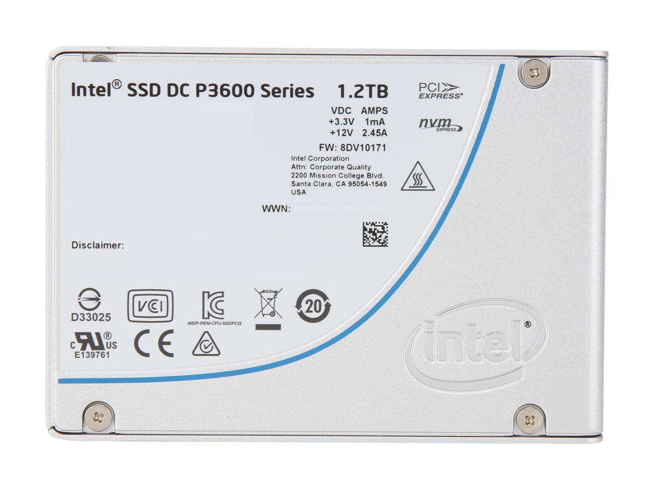 Intel DC P3600 SSDPE2ME012T401 2.5