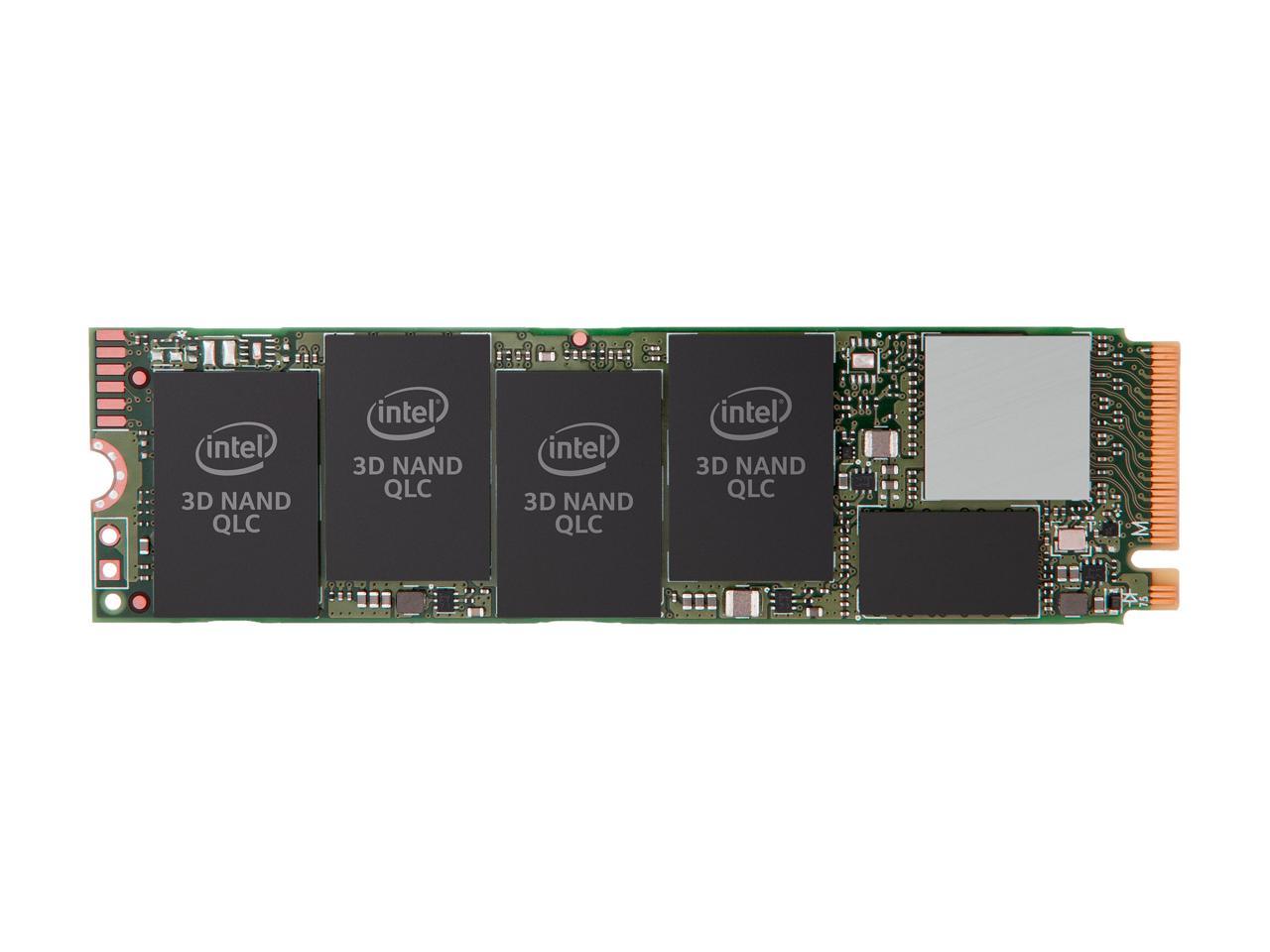 Intel 760p 1TB M.2 2280 80mm PCIe NVMe PCI-Express 3.0 x4 TLC 3D2 1.0TB SSD 