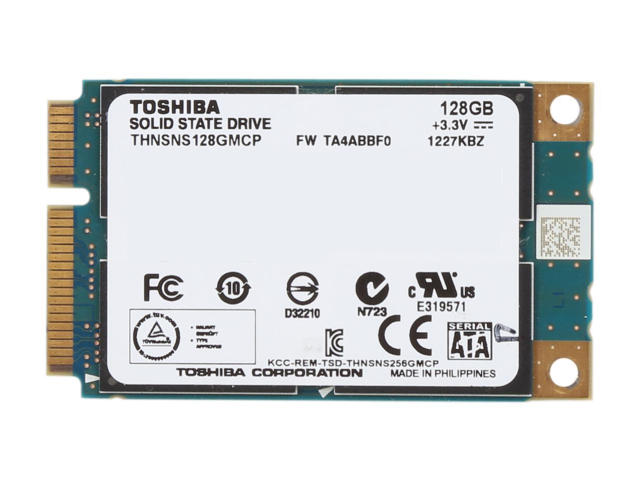 TOSHIBA mSATA 128GB Internal SSD - Newegg.com