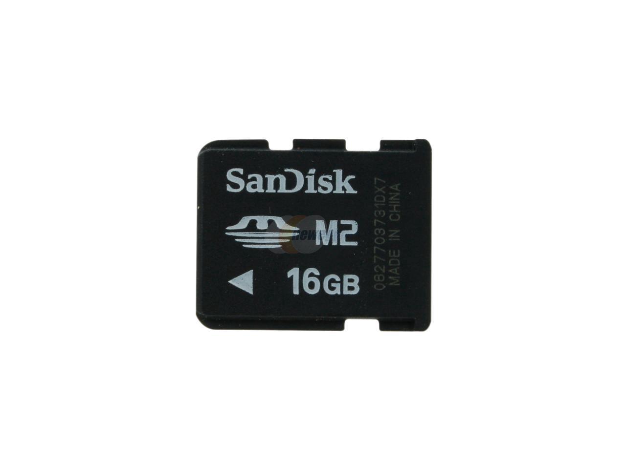 SanDisk Gaming 16GB Memory Stick Micro (M2) Flash Card Model SDMSM2G