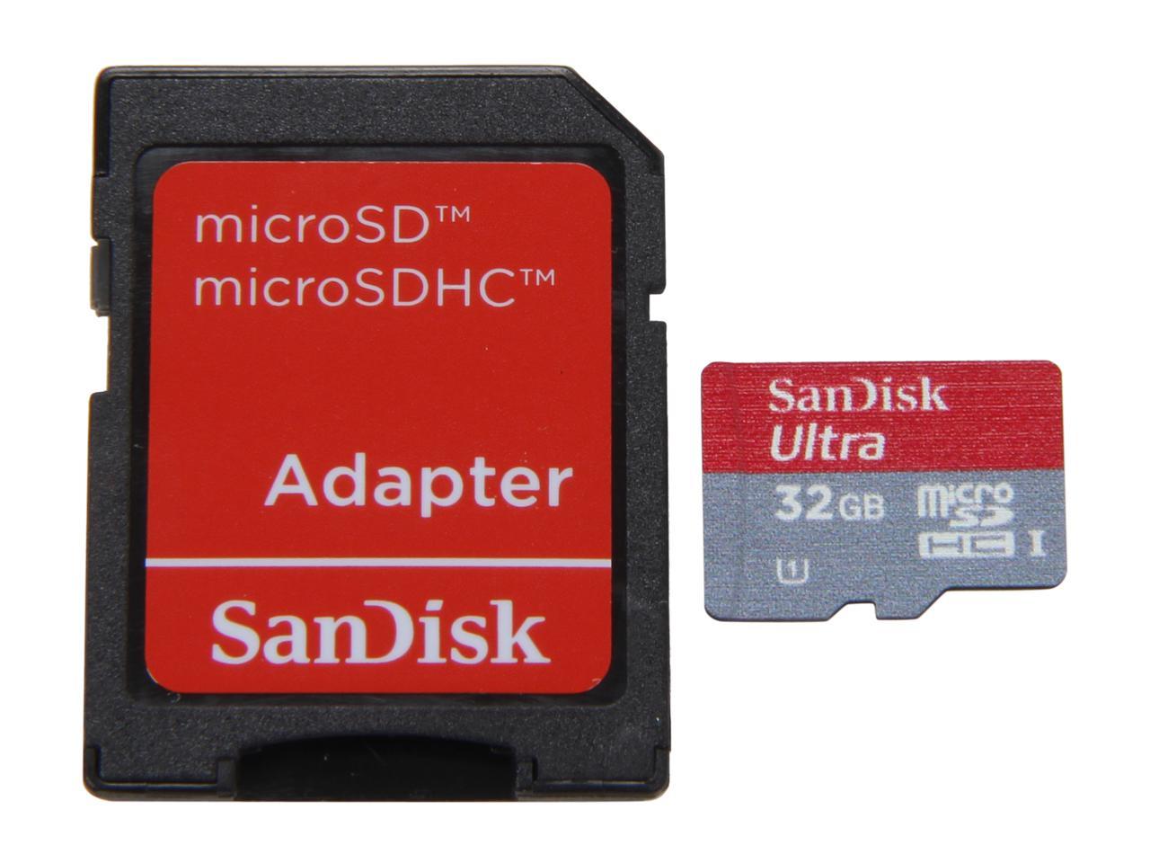 16GB 32GB 64GB SanDisk Ultra Class10 MicroSD SDHC TF SDSDQUA For Samsung LG R 