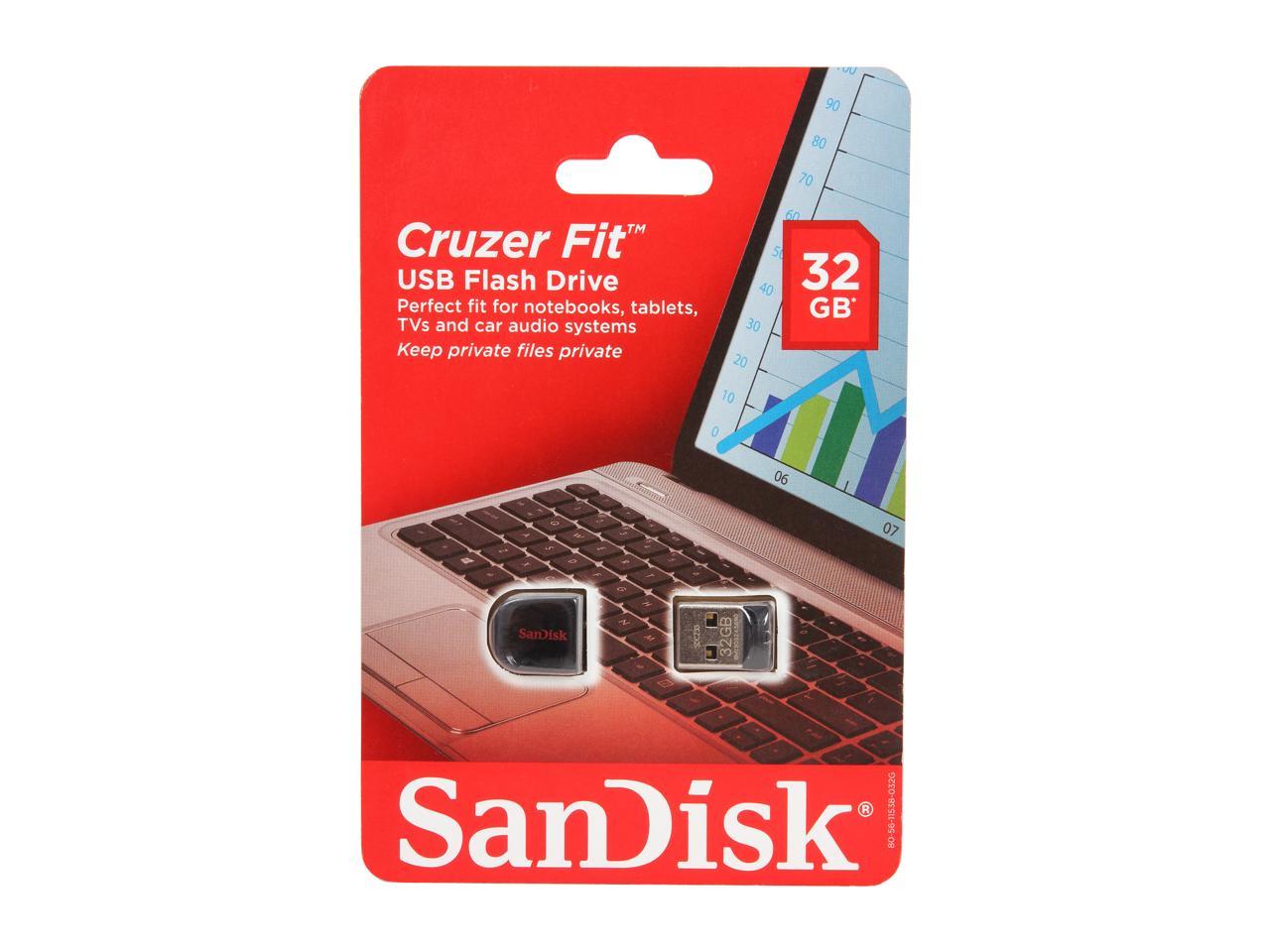 Флешка usb sandisk cruzer fit 32гб обзор