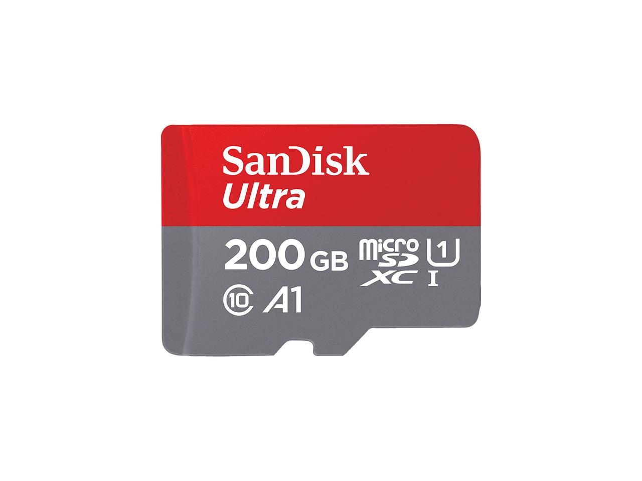 SanDisk Ultra 200GB MicroSDXC Verified for Samsung SM-A910F/DS by SanFlash 100MBs A1 U1 C10 Works with SanDisk 