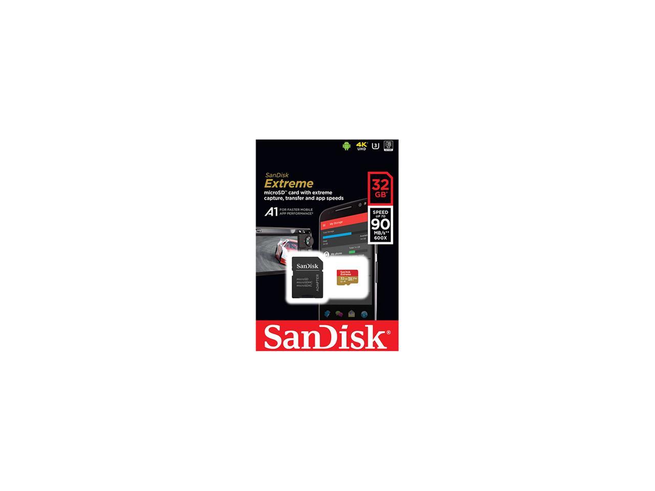 32GB Sandisk Extreme (Ten Pack) 4K Micro Memory Card (SDSQXAF-032G