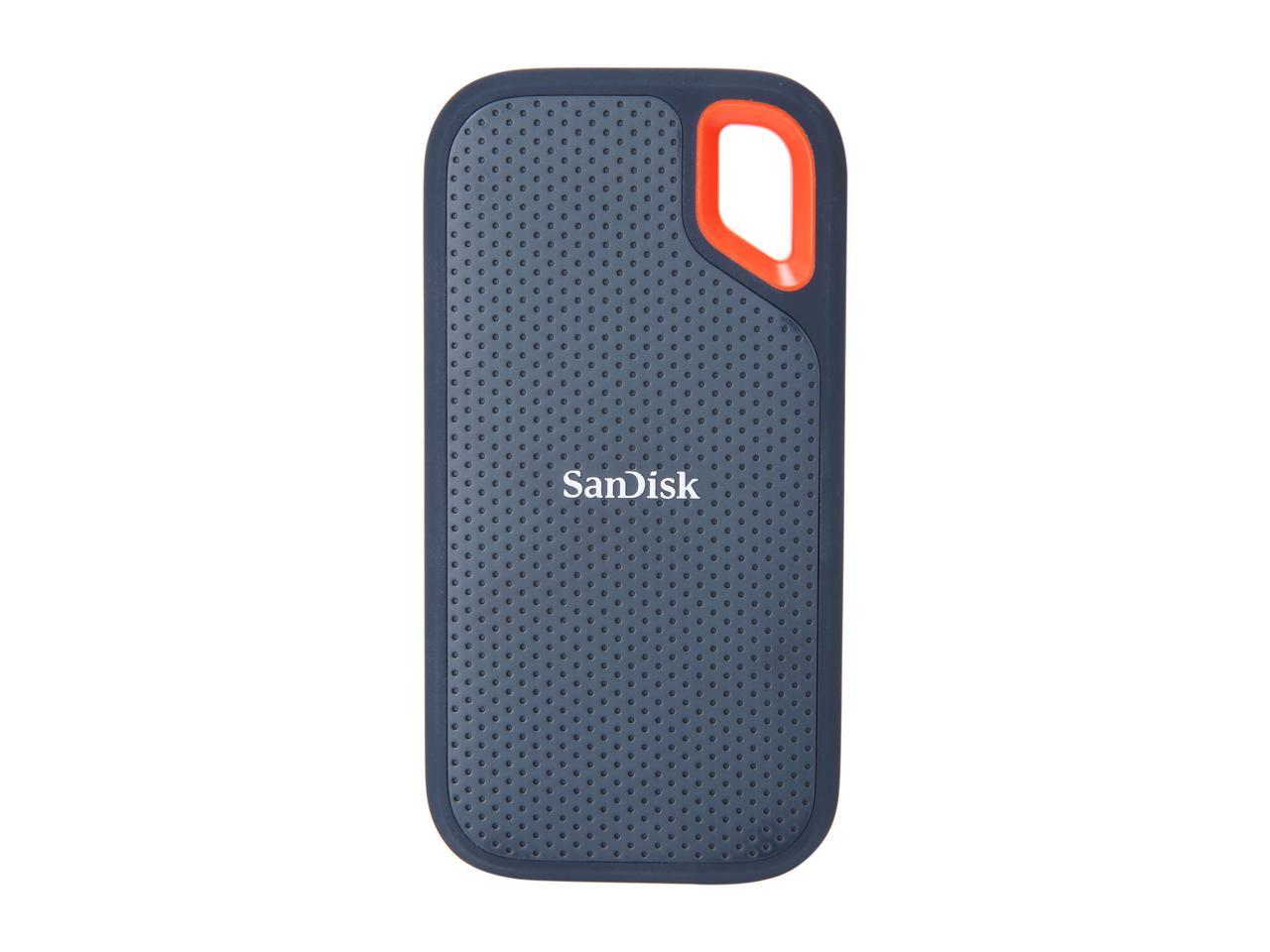 SanDisk 2TB Extreme Portable External SSD - Up to 550 MB/s - USB-C, USB 3.1  - SDSSDE60-2T00-G25