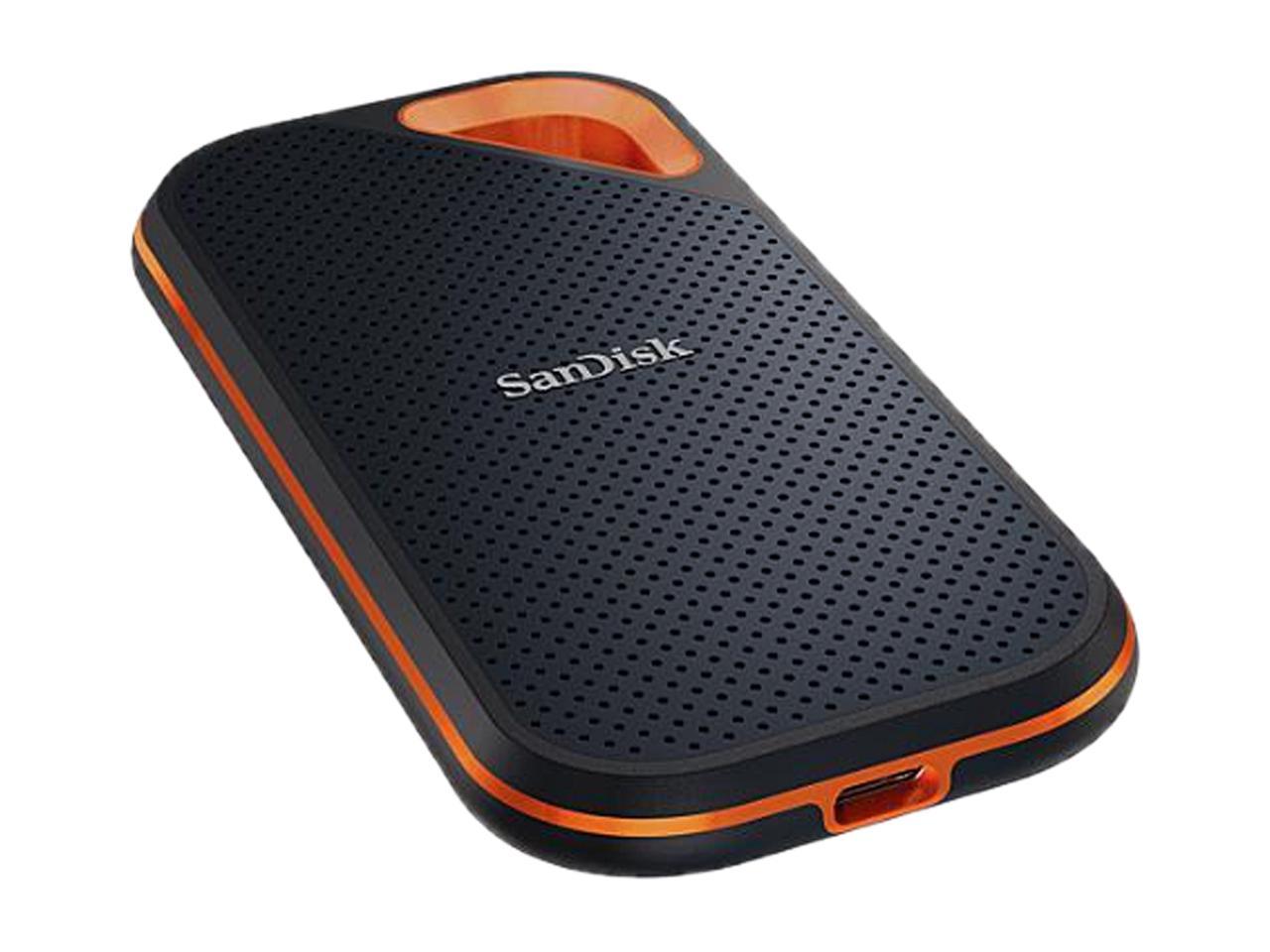 SanDisk 2TB Extreme PRO Portable External SSD Up to 1050 MB/s USBC