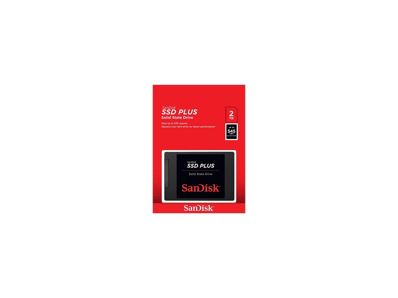 expand Alphabet optional SanDisk SSD PLUS 2.5" 2TB SATA III MLC Internal Solid State Drive (SSD)  SDSSDA-2T00-G26 - Newegg.com