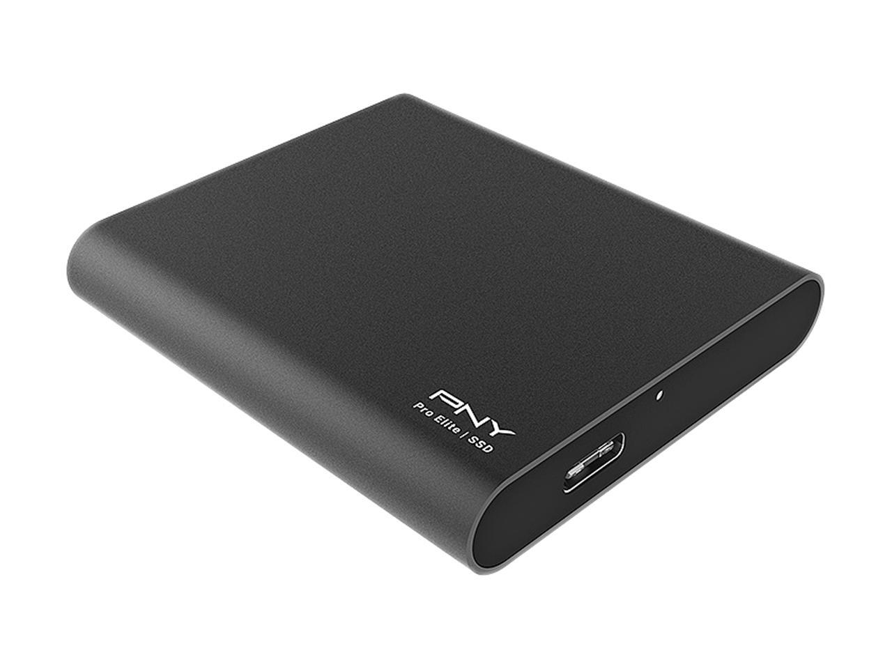 PNY Pro Elite 1TB USB 3.1 Gen 2 Type-C Portable Solid State Drive ...