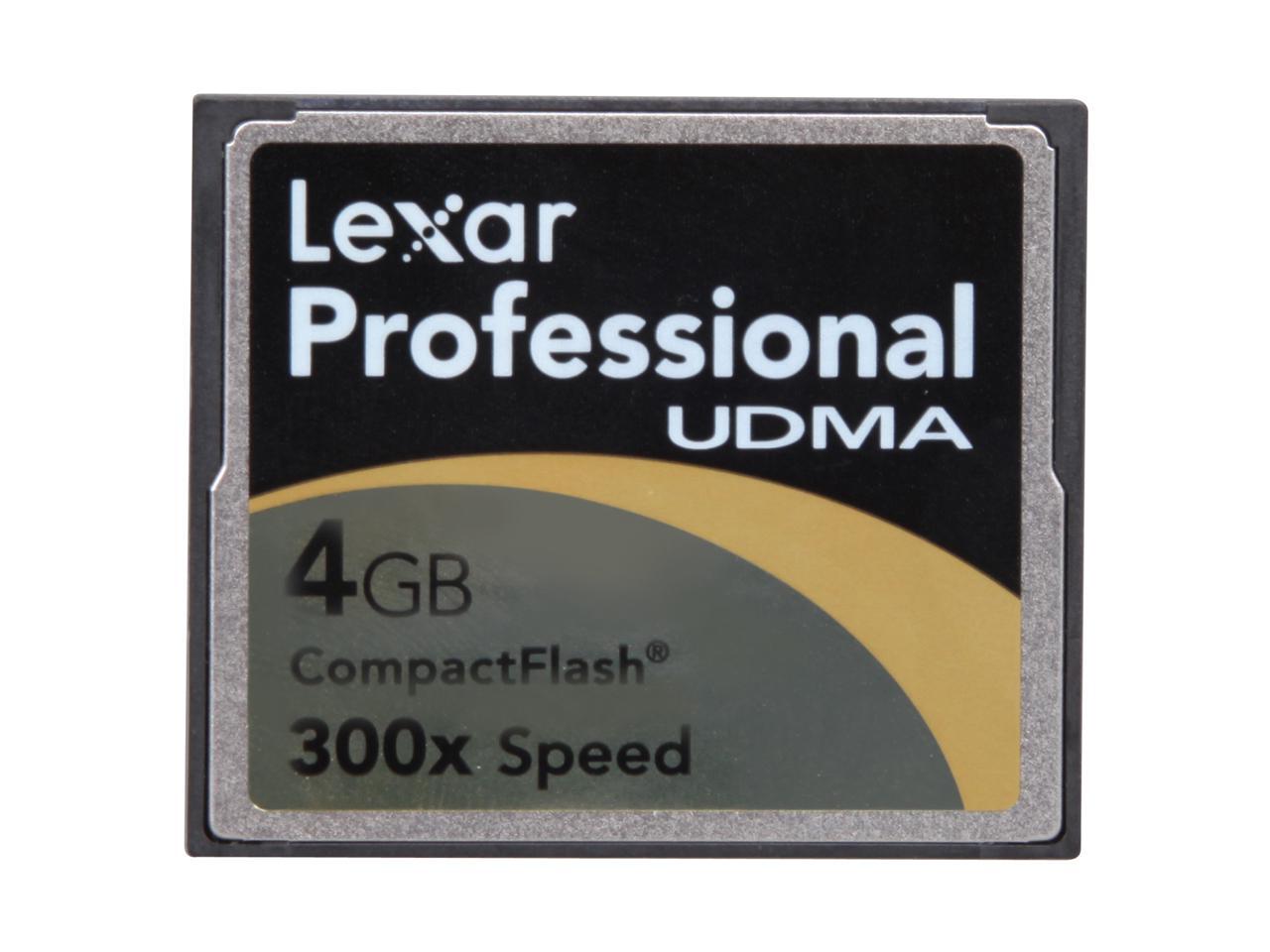 Lexar Professional 4GB Compact Flash (CF) Flash Card Model CF4GB300
