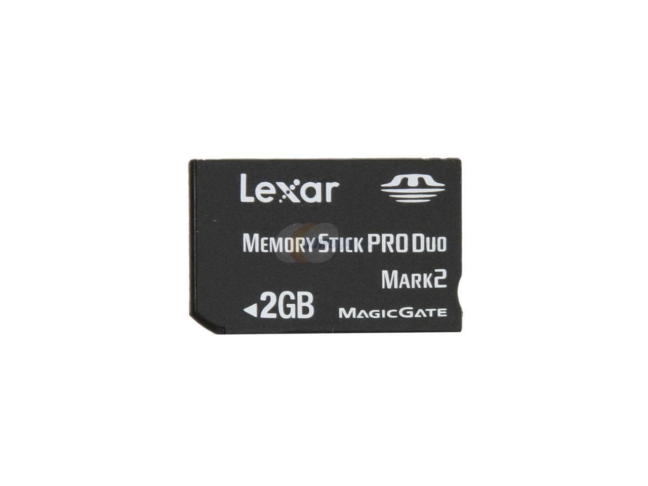 Lexar Platinum II 2GB Memory Stick Pro Duo (MS Pro Duo) Flash Card