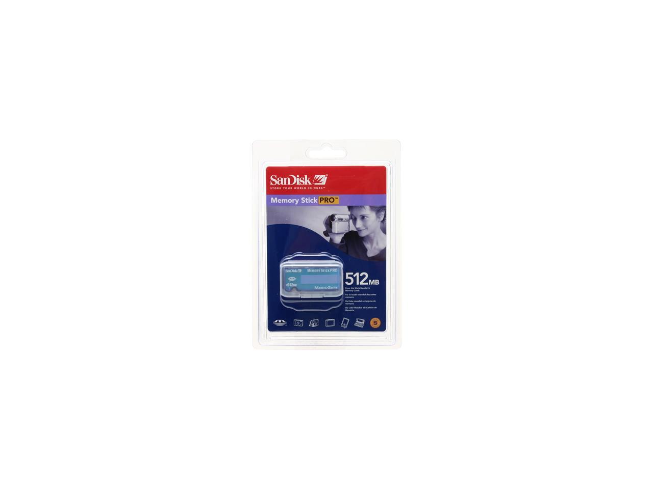 Retail Package SanDisk SDMSV-512-A10 512 MB MemoryStick Pro 
