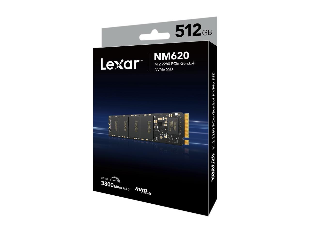 Lexar Nm620 M2 2280 512gb Pcie Gen3x4 Nvme 3d Tlc Internal Solid State Drive Ssd Lnm620x512g 2815