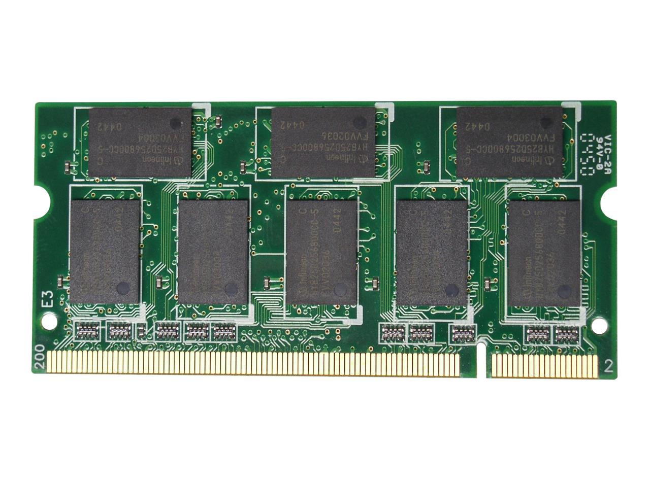 Apacer 512MB 200 Pin DDR SO DIMM DDR 400 PC 3200 Laptop Memory Model 