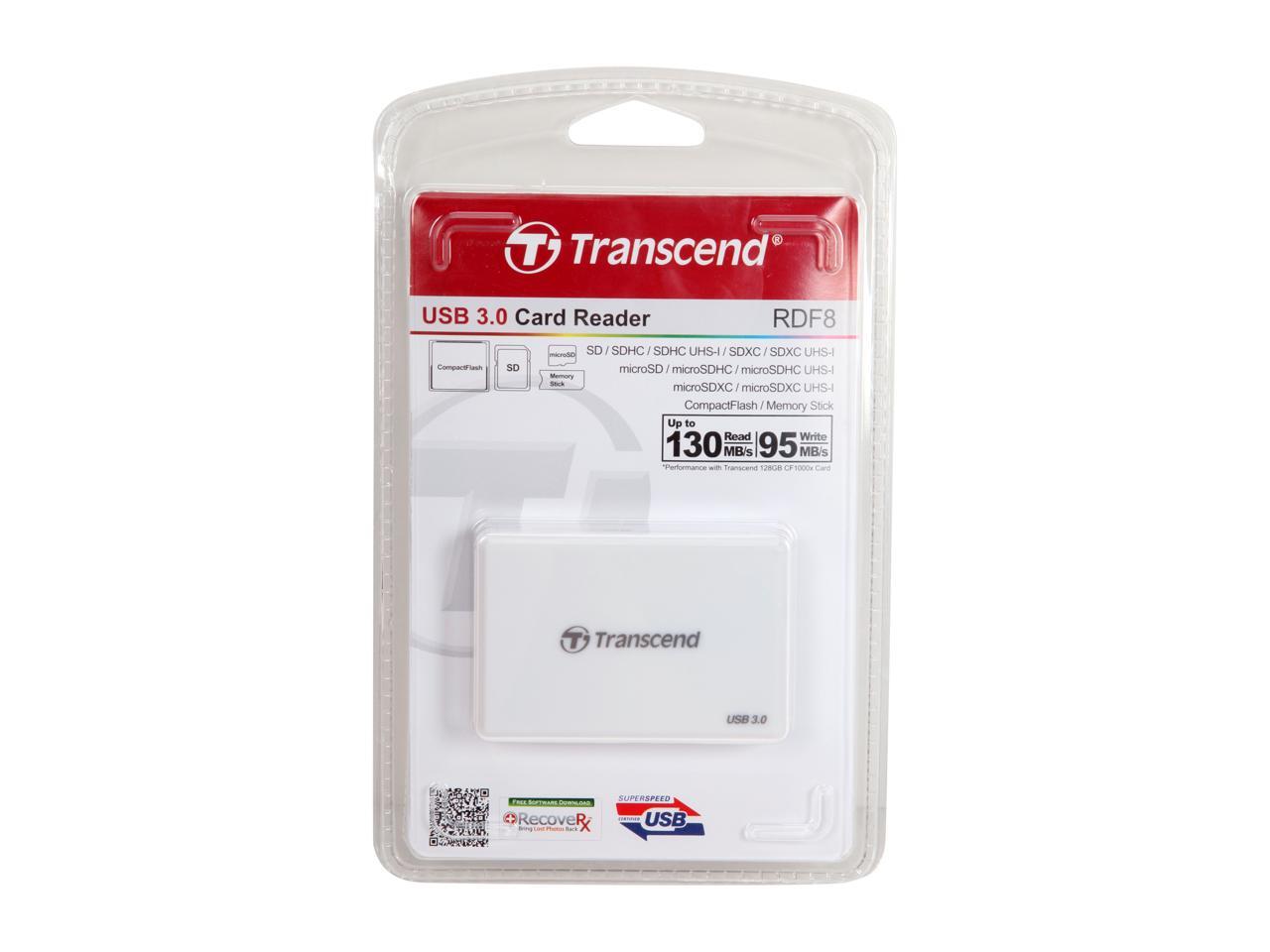 Transcend TS-RDF8W USB 3.0 RDF8 Flash Reader - Newegg.ca