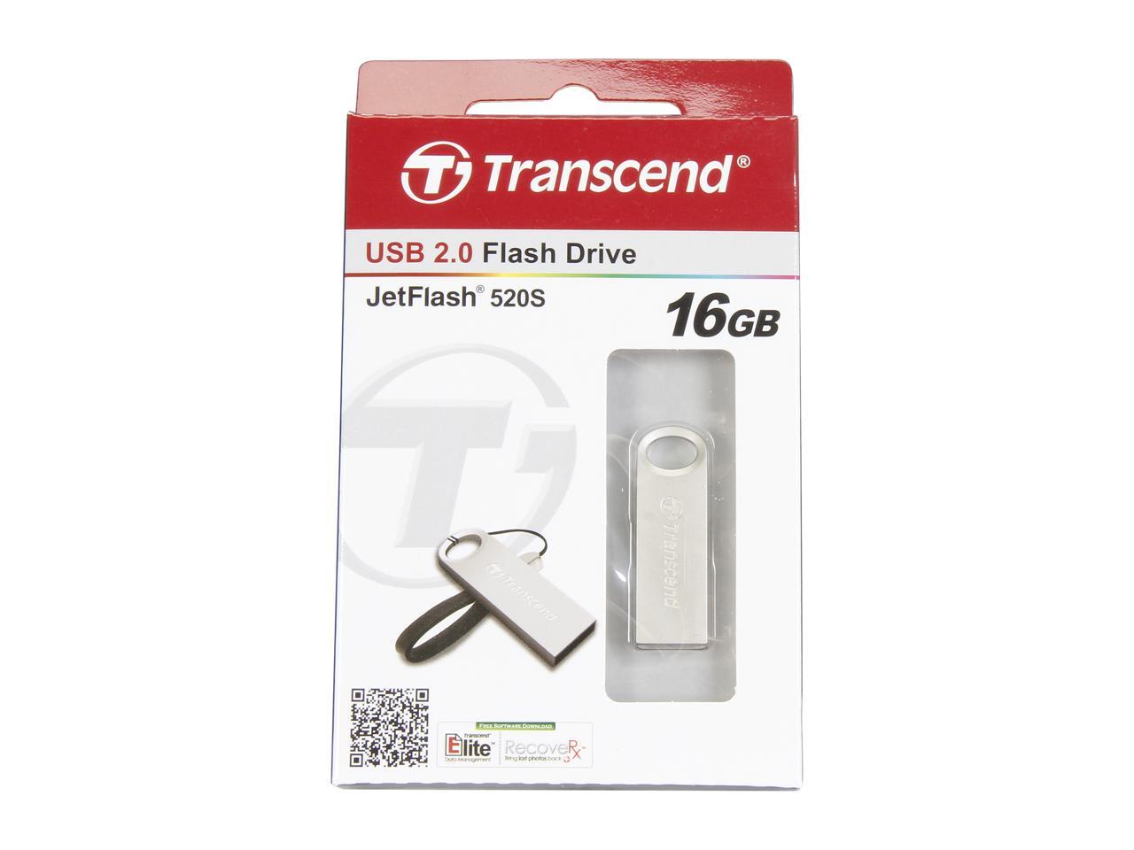 Transcend JetFlash 520 16GB USB 2.0 Flash Drive - Newegg.com
