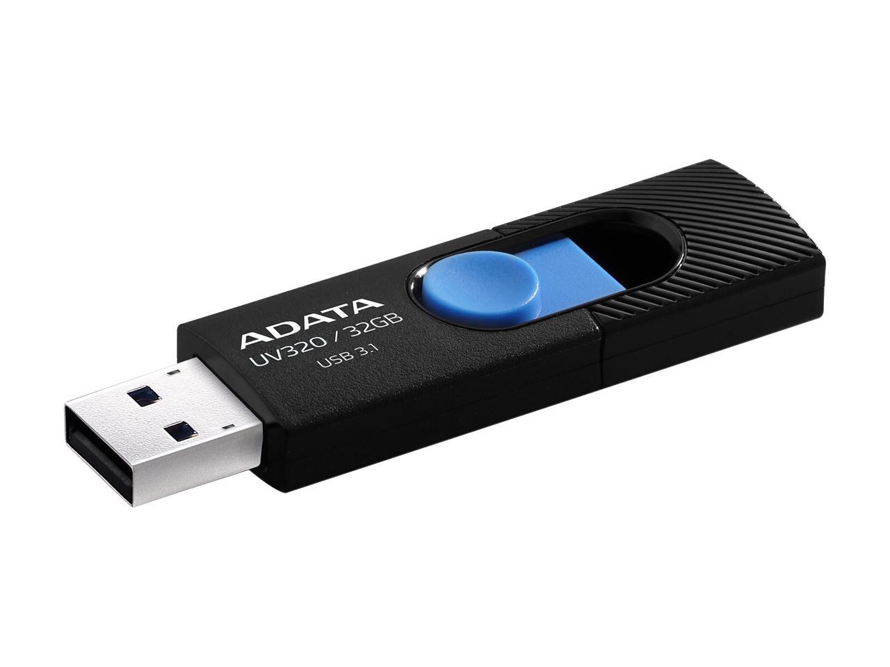ADATA 32GB UV320 USB 3.1 Flash Drive (AUV32032GRBKBL)
