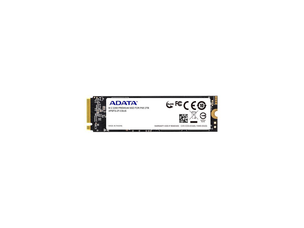 Adata Premium Ssd For Ps5 M 2 2280 2tb