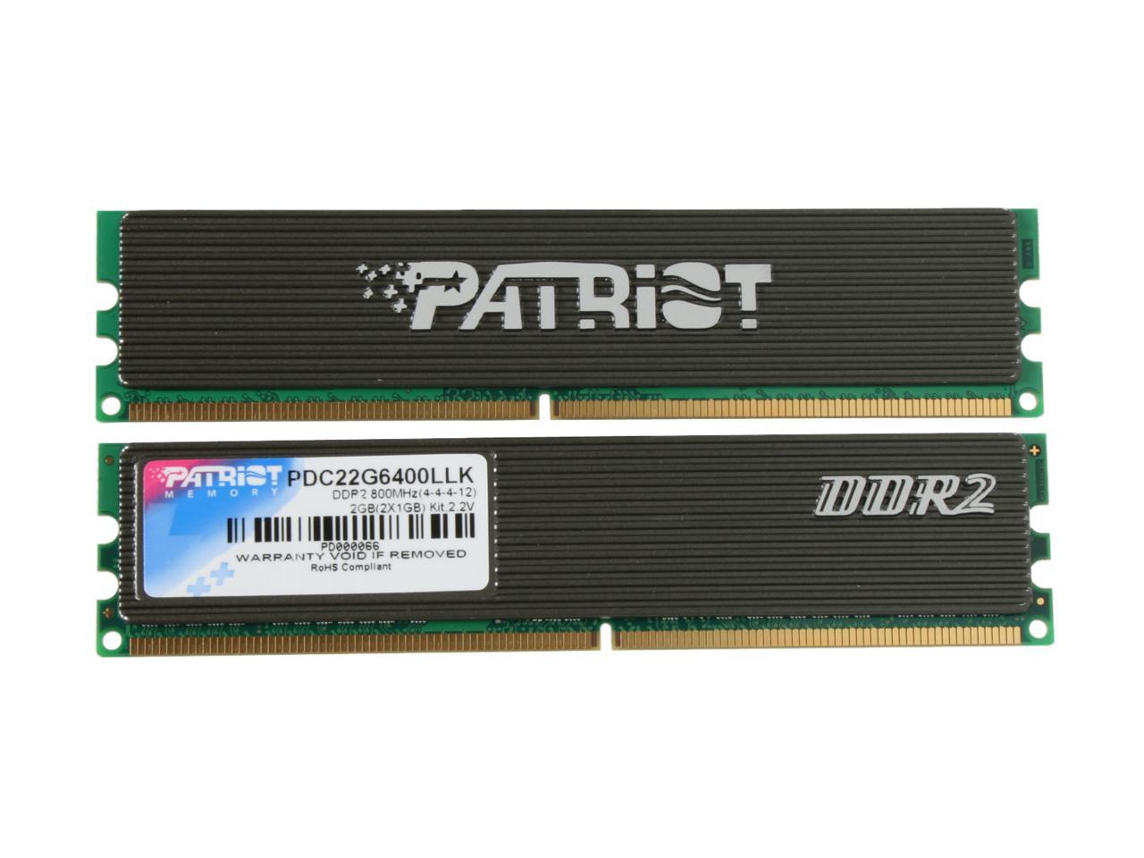 Patriot Extreme Performance 4GB (2 x 2GB) 240-Pin DDR2 