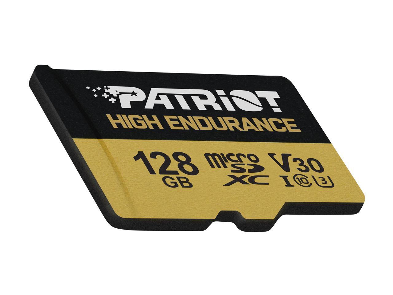 Patriot EP Series 128GB microSDXC High Endurance Flash Card, w/ SD