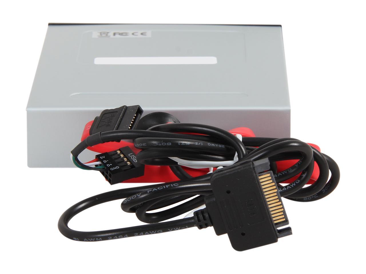 Rosewill RDCR13001 75in1 3 ports USB 2.0 Hub eSATA port Card Reader