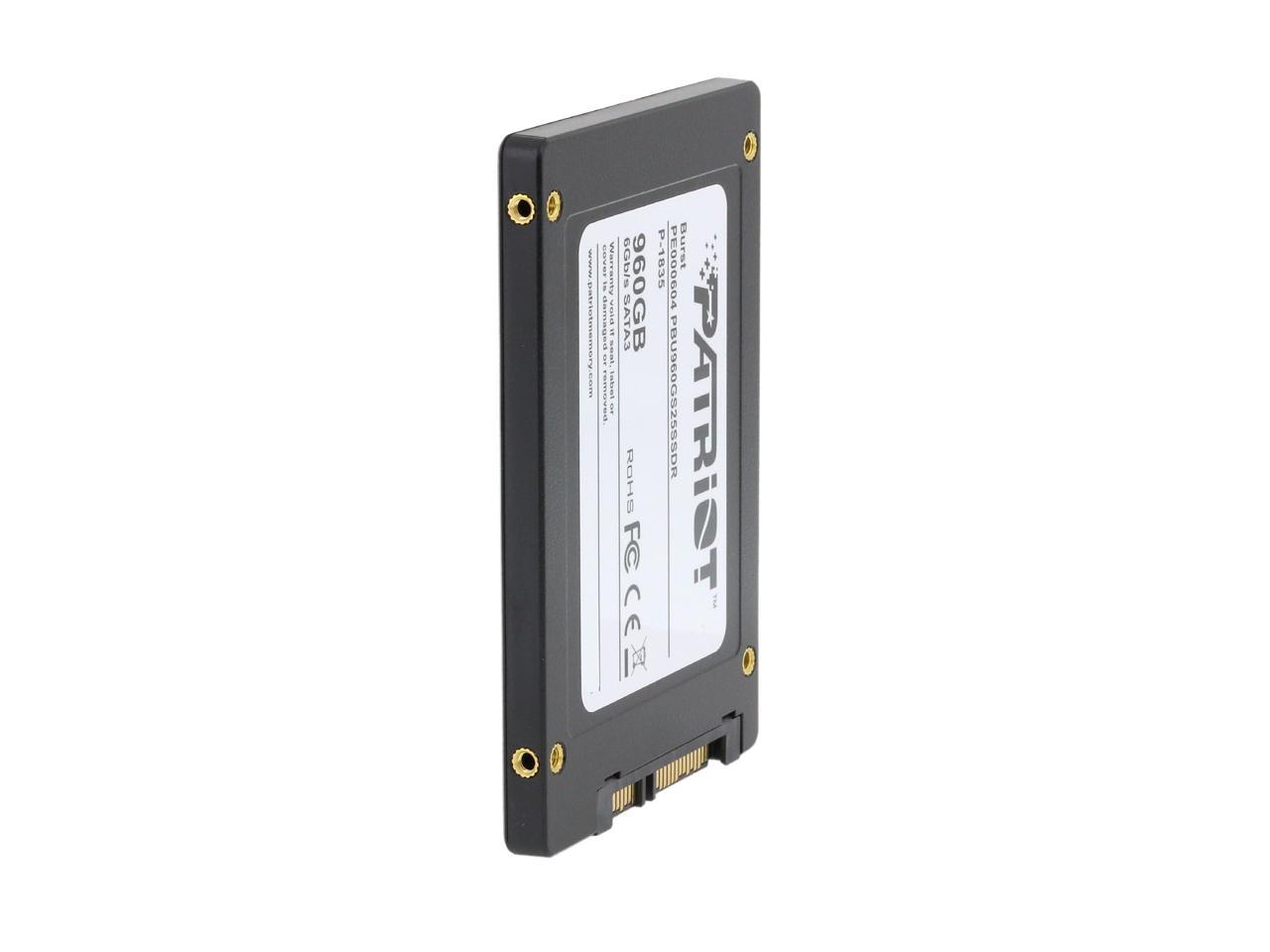 PBU960GS25SSDR Patriot Memory Burst SSD 960GB SATA III Interne Solid State Drive 2.5 Zoll