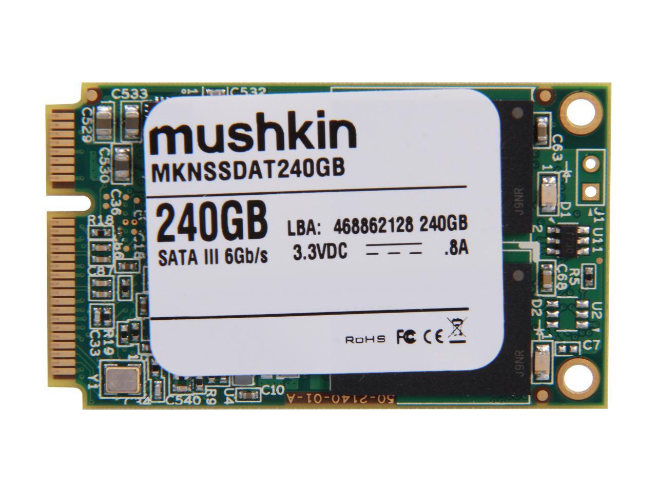 Mushkin Enhanced 240GB MiniSATA (mSATA) MLC Internal Solid State Drive